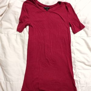 Red Universal Standard foundations crew neck tee